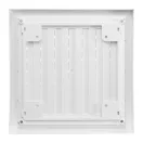 Műanyag fehér kézzel szab.szellőzőrács 150x150 mm GP 150x150 RNP