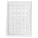 Műanyag fehér kézzel szab.szellőzőrács 180x250 mm GP 180x250 RNP