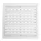 Műanyag fehér kézzel szab.szellőzőrács 250x250 mm GP 250x250 RNP
