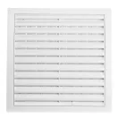 Műanyag fehér kézzel szab.szellőzőrács 250x250 mm GP 250x250 RNP