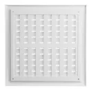 Műanyag fehér kézzel szab.szellőzőrács 250x250 mm GP 250x250 RNP