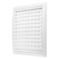   Műanyag fehér kézzel szab.szellőzőrács 350x350 mm GP 350x350 RNP