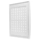 Műanyag fehér kézzel szab.szellőzőrács 350x350 mm GP 350x350 RNP