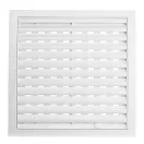 Műanyag fehér kézzel szab.szellőzőrács 350x350 mm GP 350x350 RNP