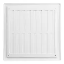 Műanyag fehér kézzel szab.szellőzőrács 350x350 mm GP 350x350 RNP