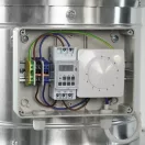 Dalap DORN E 355 hibrid tetőventilátor fordulatszám-szabályozóval és időzítővel, Ø 355 mm