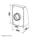 Kültéri ipari elszívó ventilátor DALAP VIT 125