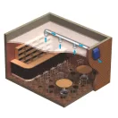 Kültéri ipari elszívó ventilátor DALAP VIT 125