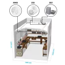 Kültéri ipari elszívó ventilátor DALAP VIT 160