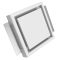 Ergovent-Láthatatlan négyzet alakú légszelep gipszkartonhoz – levegő be- és kivezetéshez, fehér 125 mm
