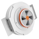 Ergovent-Láthatatlan kerek légszelep gipszkartonhoz – levegő be- és kivezetéshez, fehér 160 mm