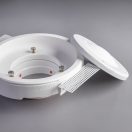 Ergovent-Láthatatlan kerek légszelep gipszkartonhoz – levegő be- és kivezetéshez, fehér 160 mm