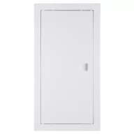   Fehér műanyag fogantyúval ellátott szervízajtó 200x400 mm