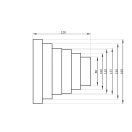 Univerzális PVC szűkítő 80 - 100 - 120 - 125 - 150 mm