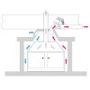 Kandalló ventilátor DALAP FN 125