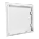 Fehér fém szervízajtó fogantyúval 498 x 798 mm