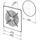 Ipari faliventilátor TF 150