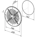Ipari faliventilátor TFO 150