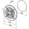 Ipari faliventilátor TFO 200