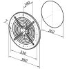 Ipari faliventilátor TFO 250