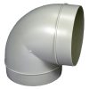 Könyök 150 mm 90°, műanyag