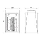 Hősugárzó 9kW Dalap A9 HF