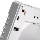 Fürdőszobai ventilátor 100 mm automata zsaluval, időzítővel és húzó kapcsolóval 100 LVLZ