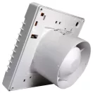 Fürdőszobai ventilátor 100 mm automata zsaluval, mozgás érzékelővel 100 LVM