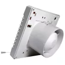 Fürdőszobai ventilátor 100 mm automata zsaluval,húzókapcsolóval  100 LVL 12
