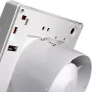 Fürdőszobai ventilátor 100 mm automata zsaluval csendes időzítővel húzókapcsolóval 100 LVLZ ECO