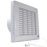   Fürdőszobai ventilátor 150 mm automata zsaluval, húzókapcsolóval 150 LVL