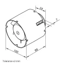 Csőventilátor Dalap 100 SD 12