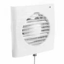 Fürdőszobai ventilátor 125 mm húzókapcsolóval 125 ELKE L