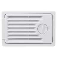 Műanyag szervízajtó szellőzőráccsal 150x100 mm