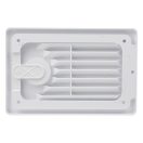 Műanyag szervízajtó szellőzőráccsal 150 x 100 mm