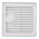 Műanyag szervízajtó szellőzőráccsal 150x150 mm