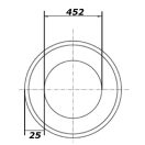 Hőszigetelés Ø 450 mm, hossza 5 m
