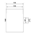 Kondenzvíz gyűjtő NA100 mm