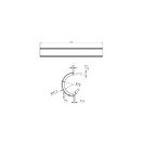 Szigetelés kerek csővezetékre Ø 150 mm, hossz 1 m
