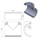 Szigetelés T-idomokhoz Ø 150 mm