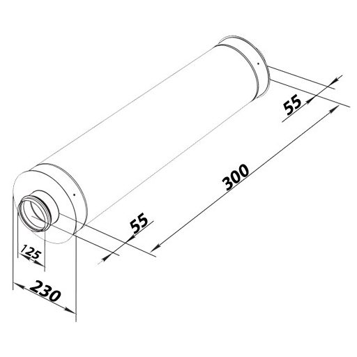 Hangtompító Dalap DAMPER 125/300