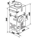 Fém szűrő kandalló ventilátorhoz FILTER KF 160
