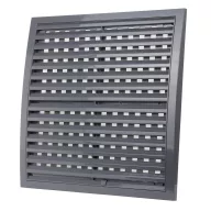   Műanyag szürke, kézzel szab.szellőzőrács 150x150 mm GP 150x150 RNP