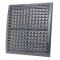Műanyag szürke, kézzel szab.szellőzőrács 150x150 mm GP 150x150 RNP