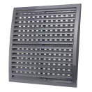 Műanyag szürke, kézzel szab.szellőzőrács 200x200 mm GP 200x200 RNP