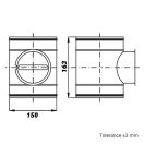 Manuális elzáró és szabályzó szelep 150
