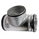 Fém T idom gumitömítéssel TM-O 100/080 mm