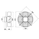 Ipari fali ventilátor RAB ENGINE 250