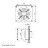 Ipari fali ventilátor RAB TURBO 300