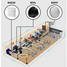 Fém radiális csőventilátor TURBINE M 315